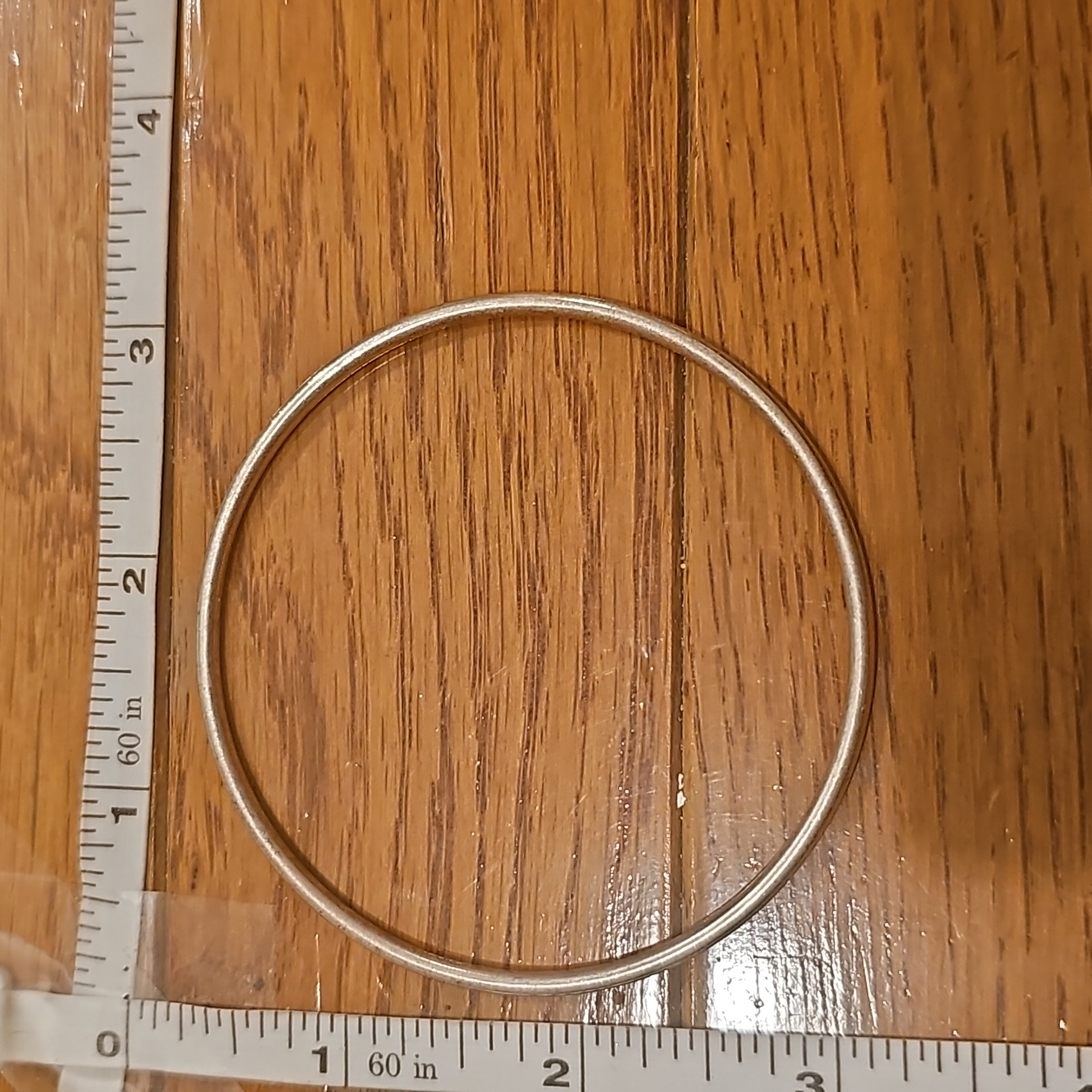 Simple Silver Bangle